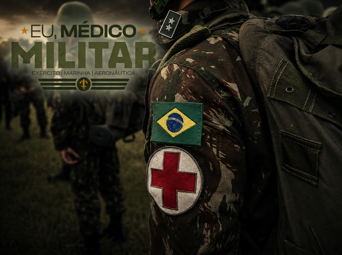 Médico militar do Exército em operação